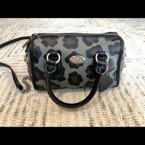 Coach Mini Leopard Print Crossbody Bag